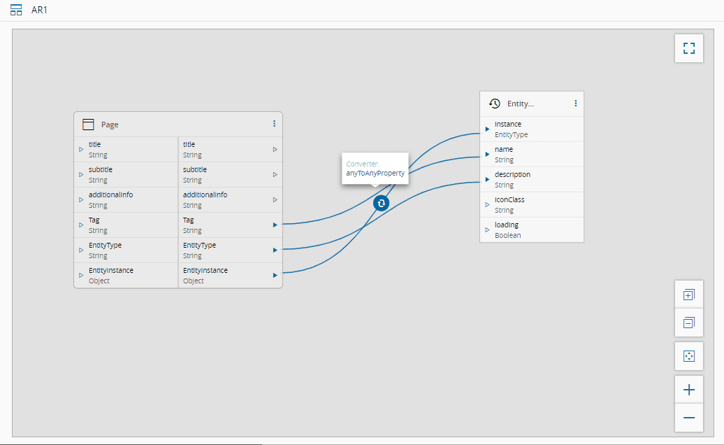 Linking the UI Page parameters with a Widget