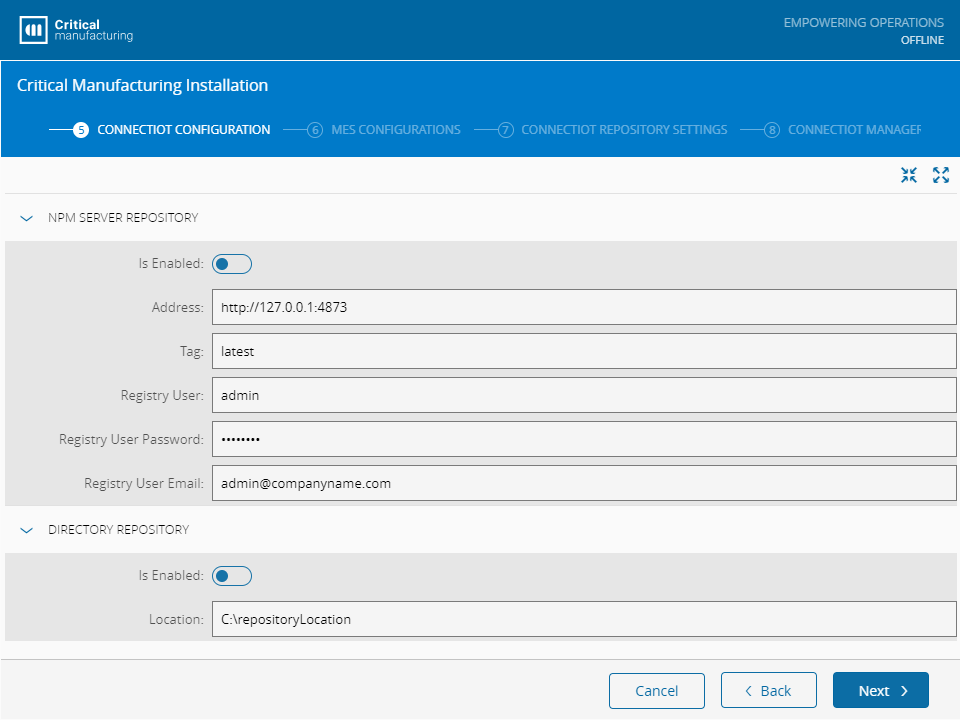 Deploy Connect IoT Packages - Connect IoT Configurations