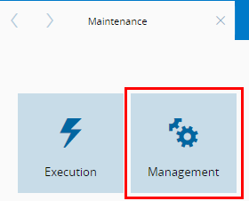 Maintenance Management page access