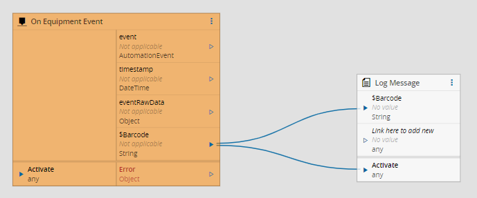 Automation Controller - Log Message inputs