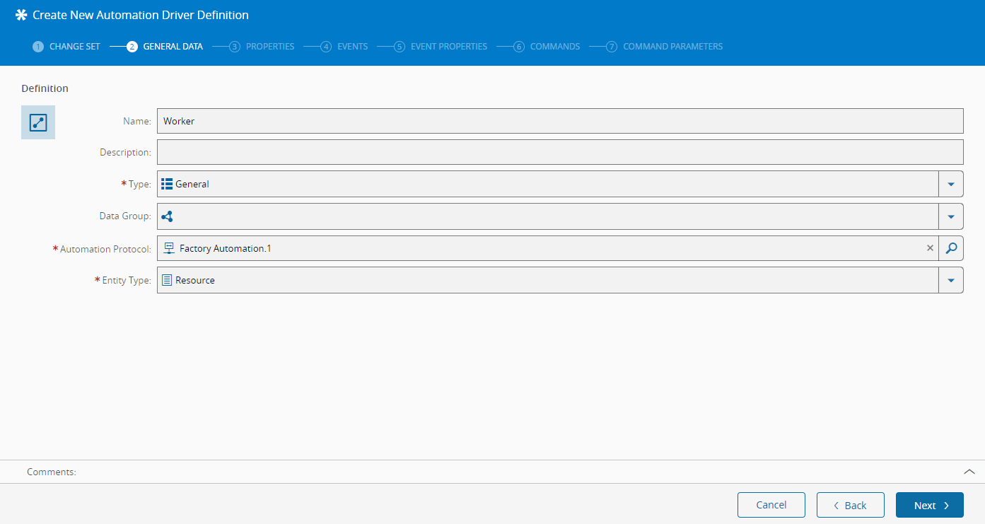 Automation Driver Definition - New worker