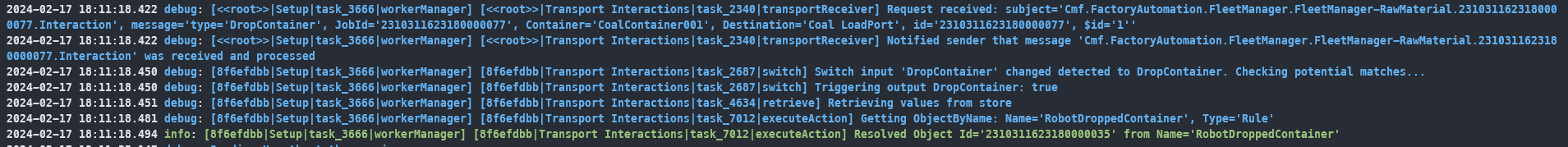 Job Running - Dropped Container - Worker