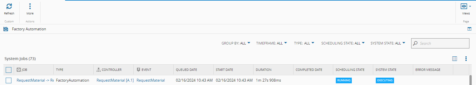 Factory Automation Running