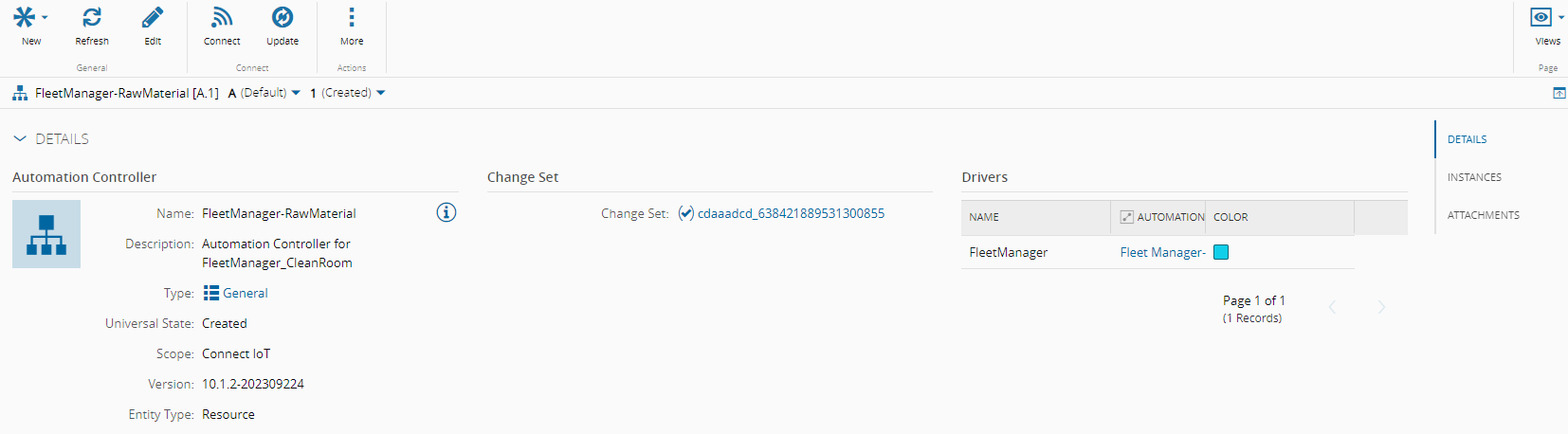 Fleet-Manager-RawMaterial - Controller