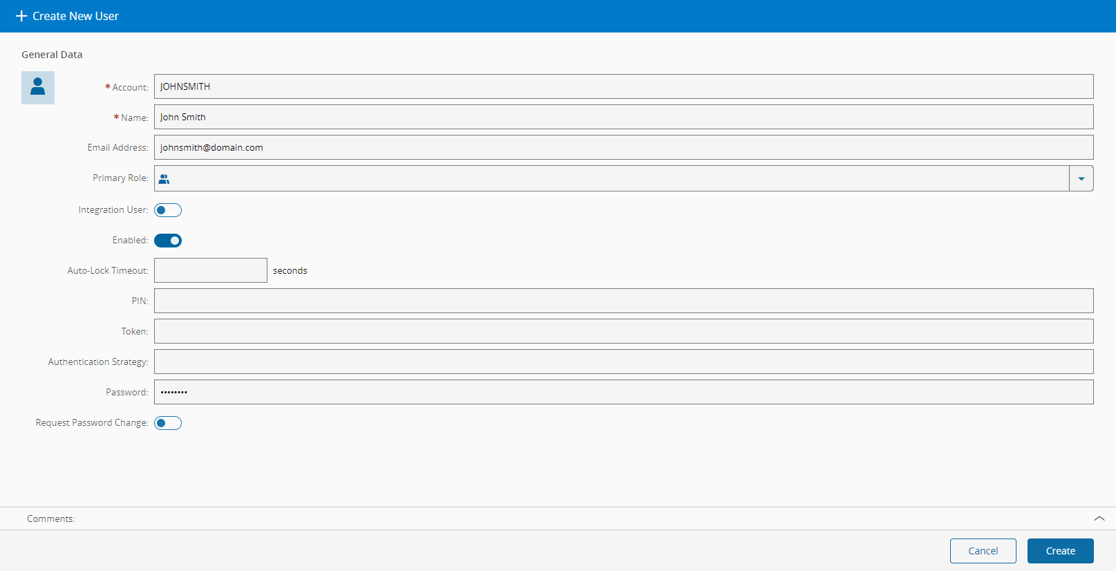 Create the Trainee User