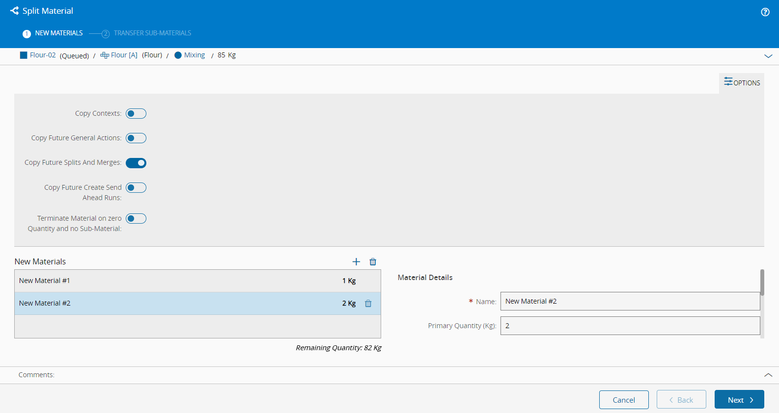 split_material_options