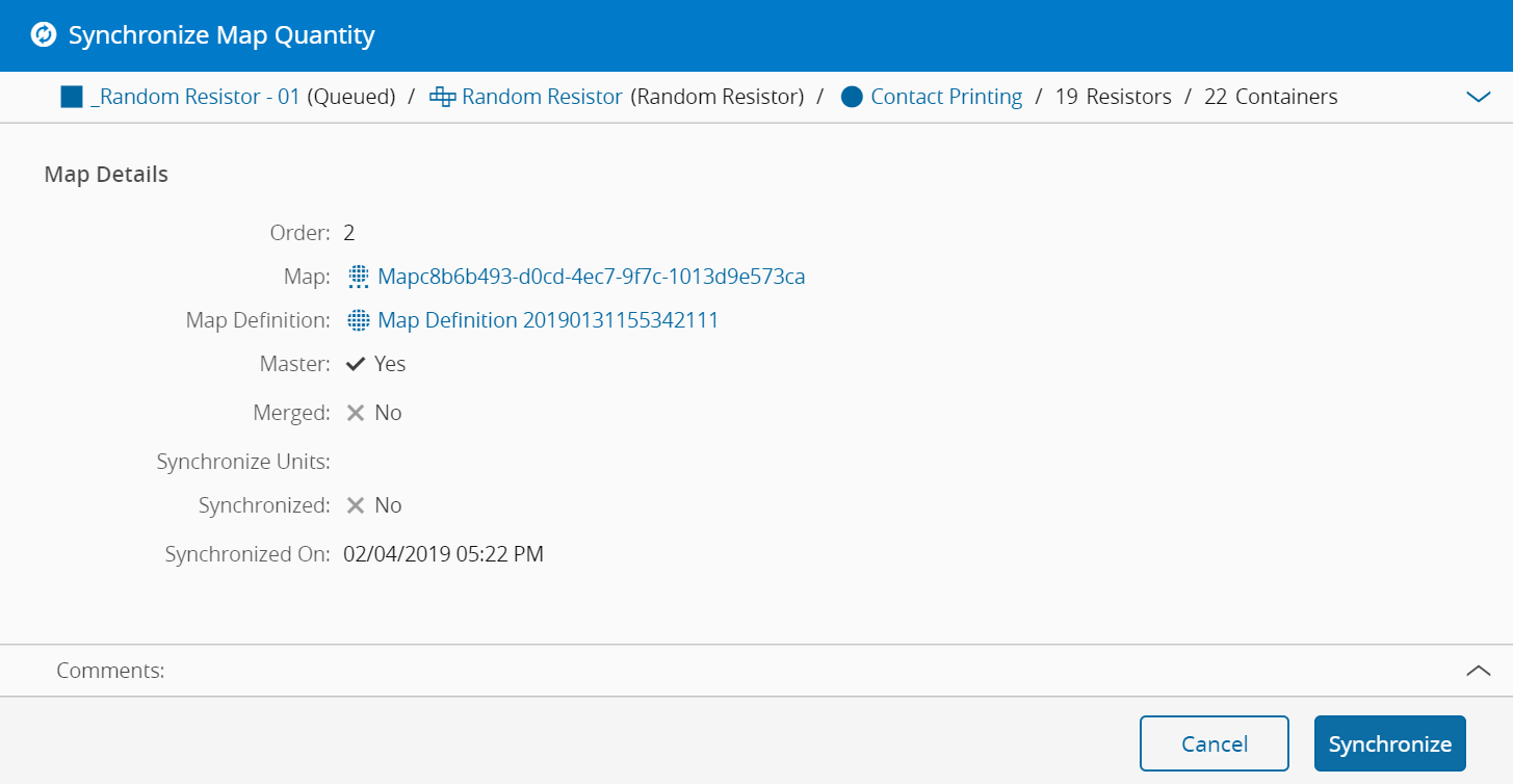 synchronize_map_quantity
