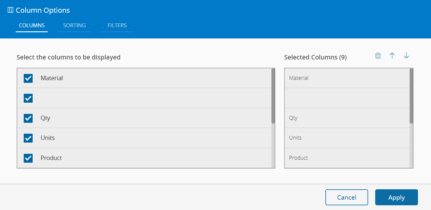 column_options