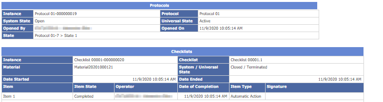 MaterialHistoryProtocolChecklist