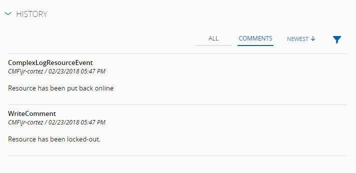 History Comments All