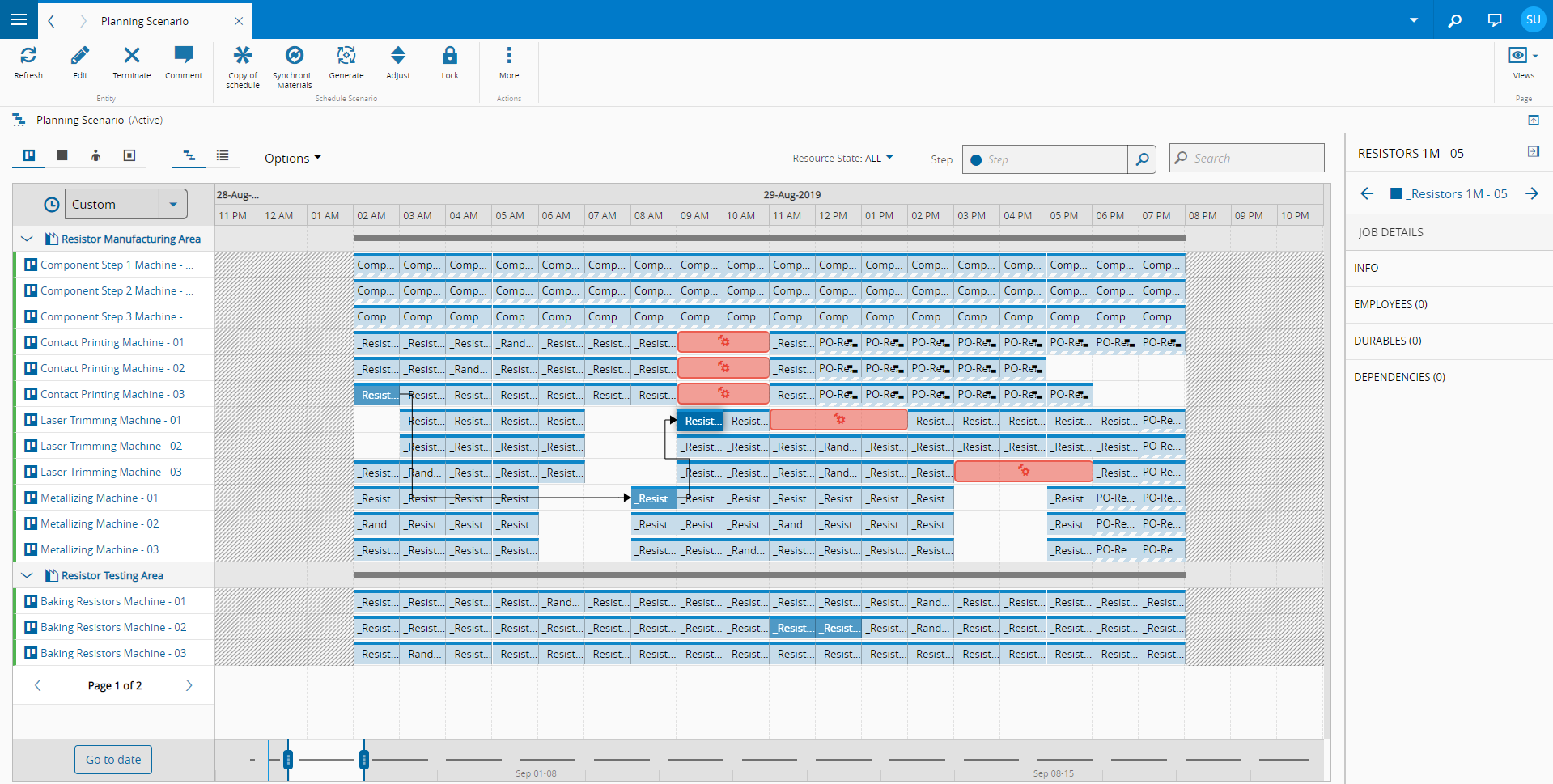 Scheduling Time Constraint
