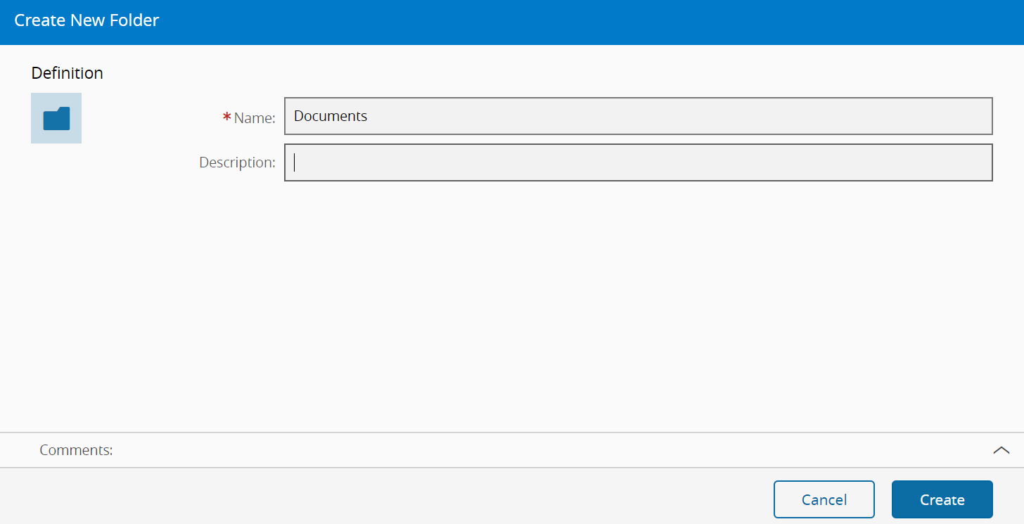 MyDocuments_createfolder