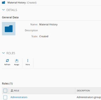 Report Folders Roles