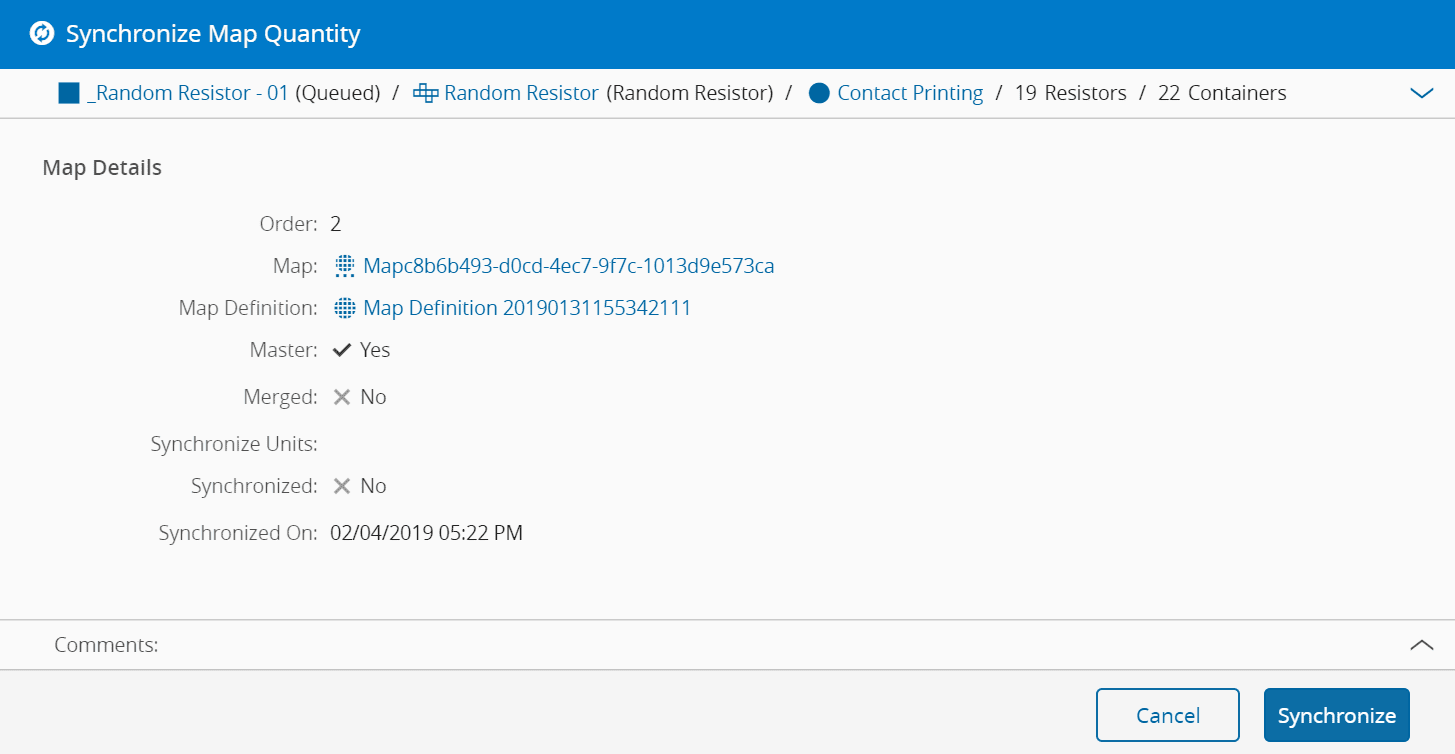synchronize_map_quantity
