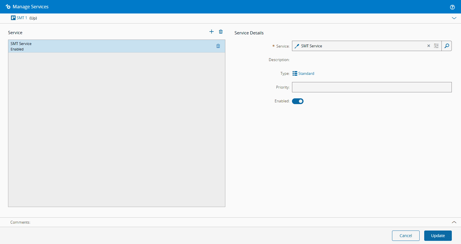Resource Service Configuration
