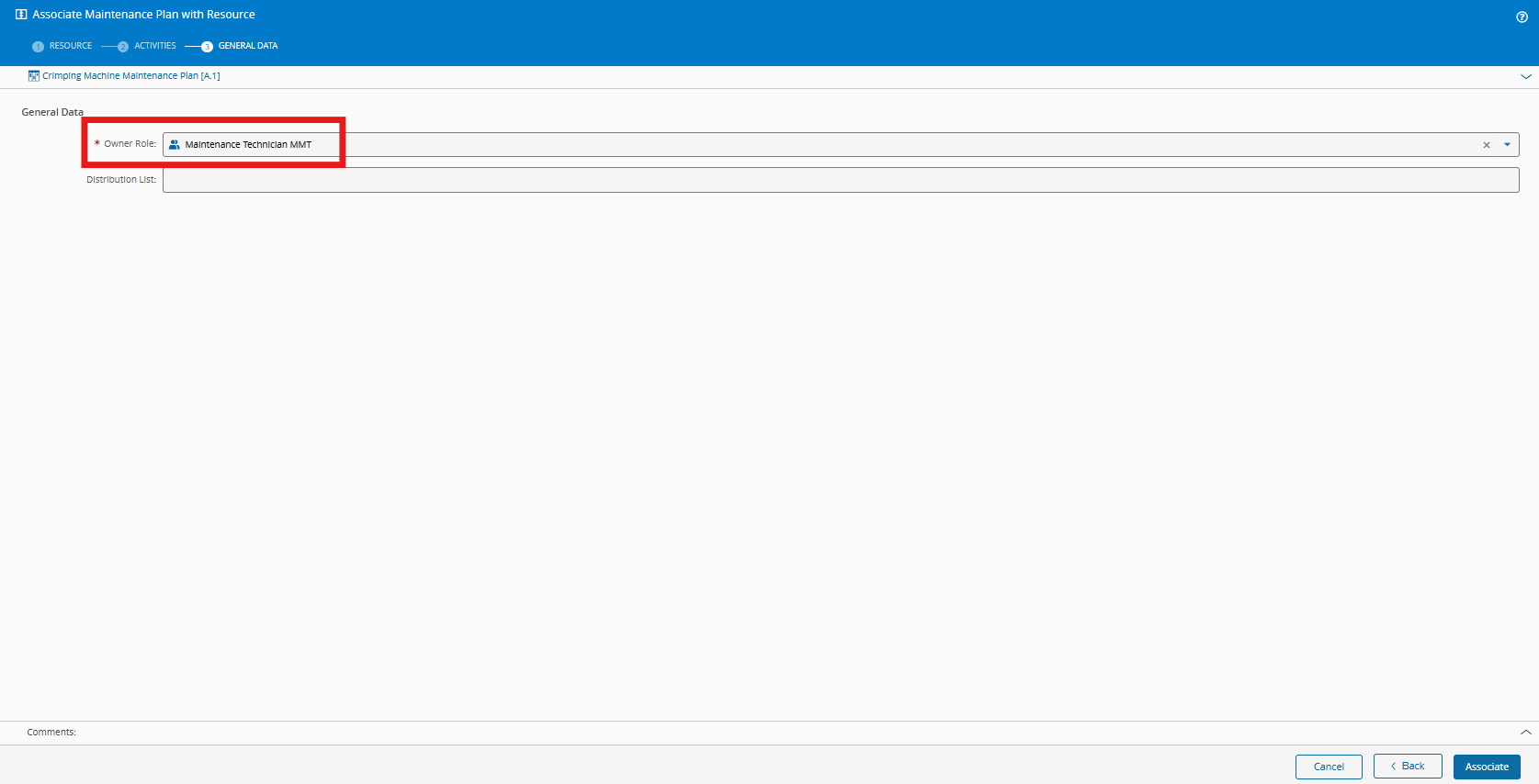 Maintenance Plan Instance - Critical Manufacturing Documentation Portal