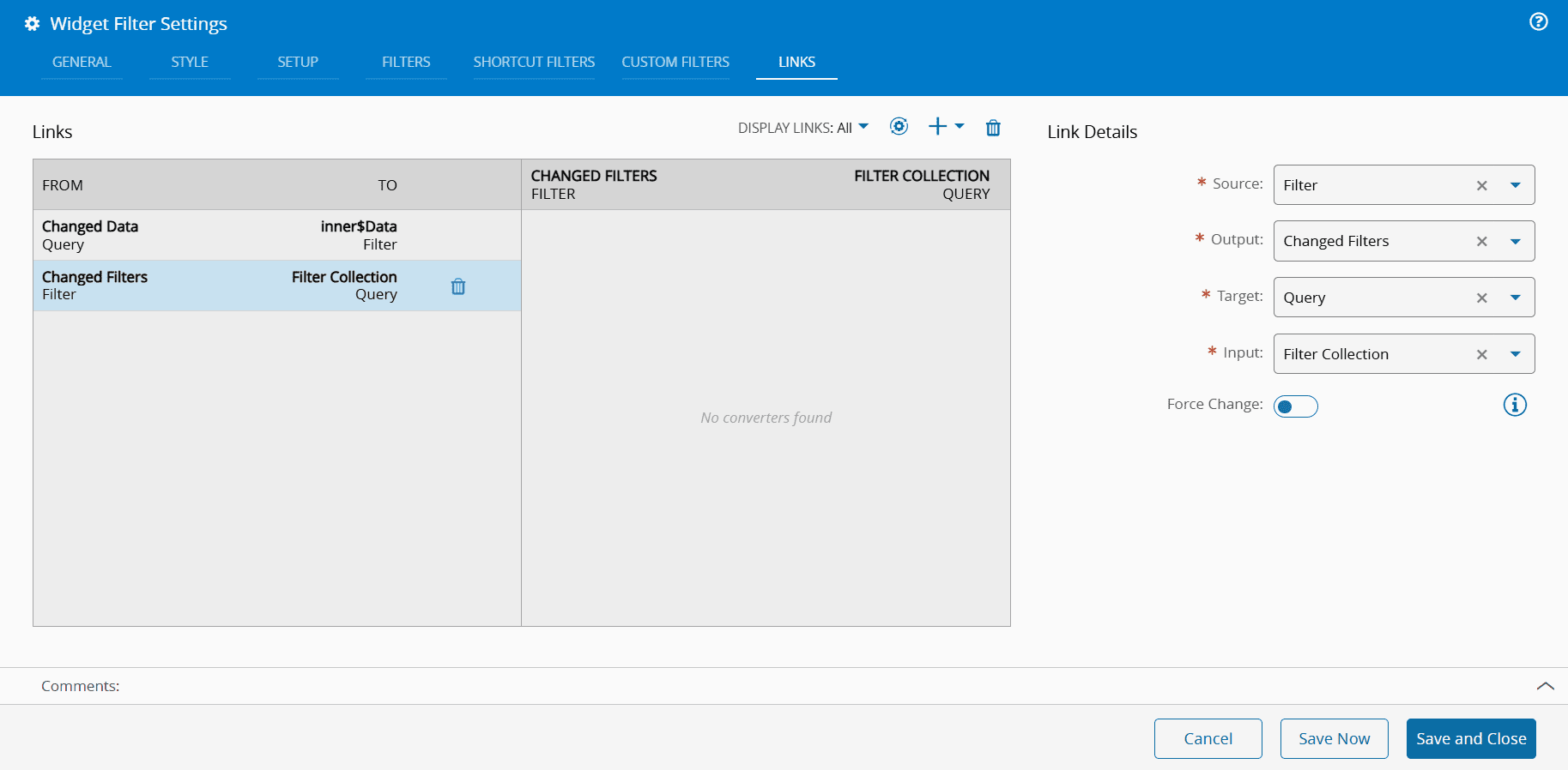 Linking query task settings to use with barcode scanning
