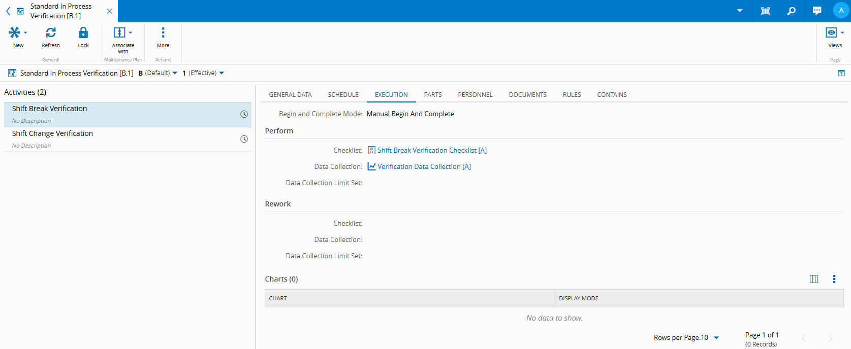 Shift Break Execution