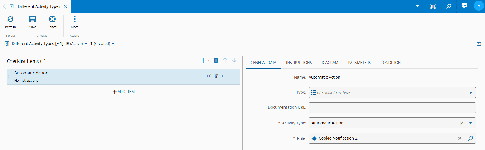 Activity Types - Critical Manufacturing Documentation Portal