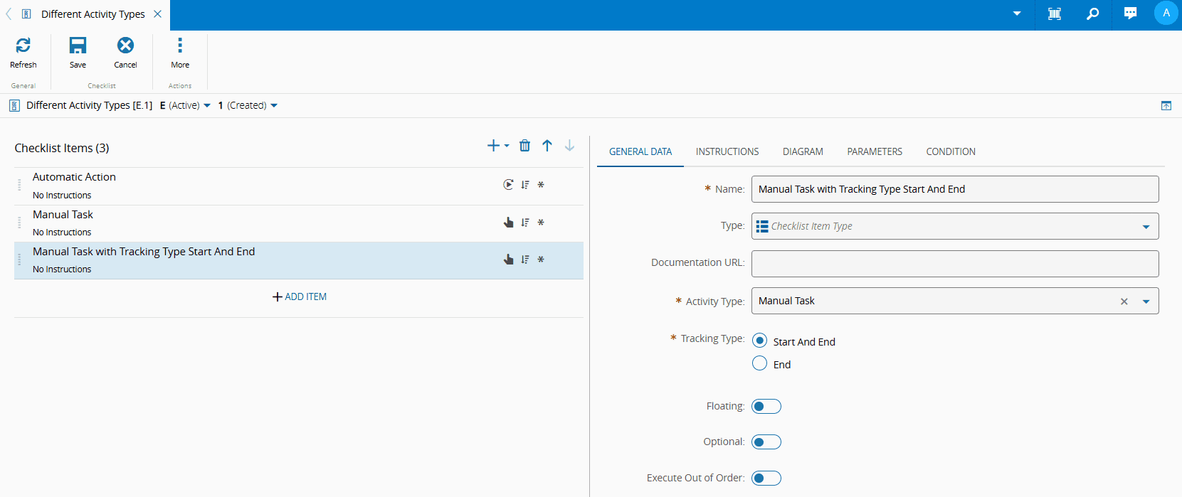Activity Types - Critical Manufacturing Documentation Portal