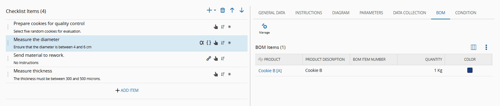 Manage BOM Products