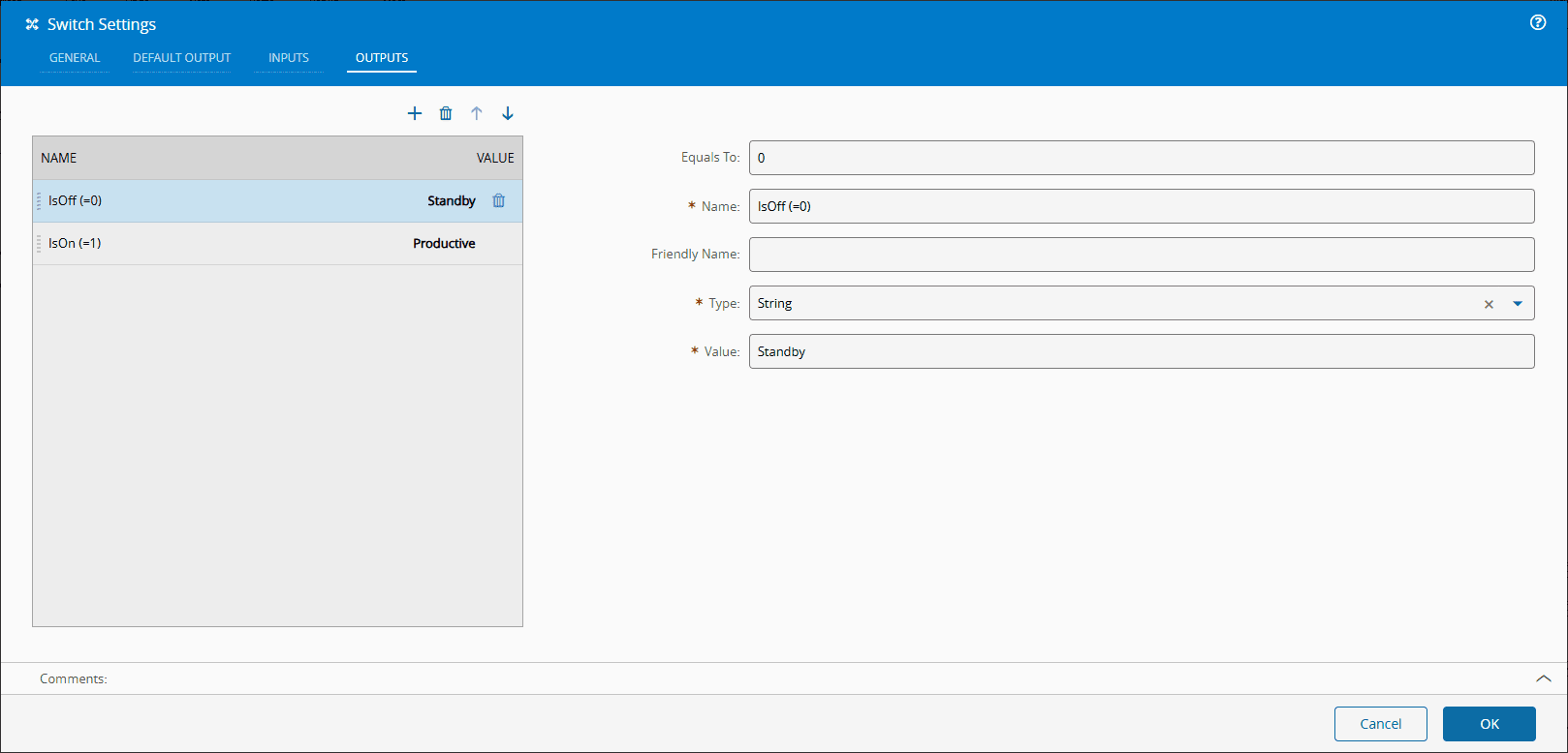 Switch - Critical Manufacturing Documentation Portal