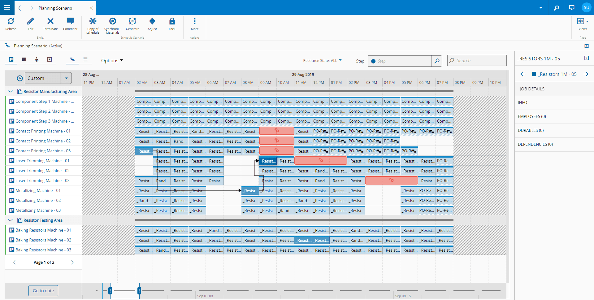 Scheduling Time Constraint