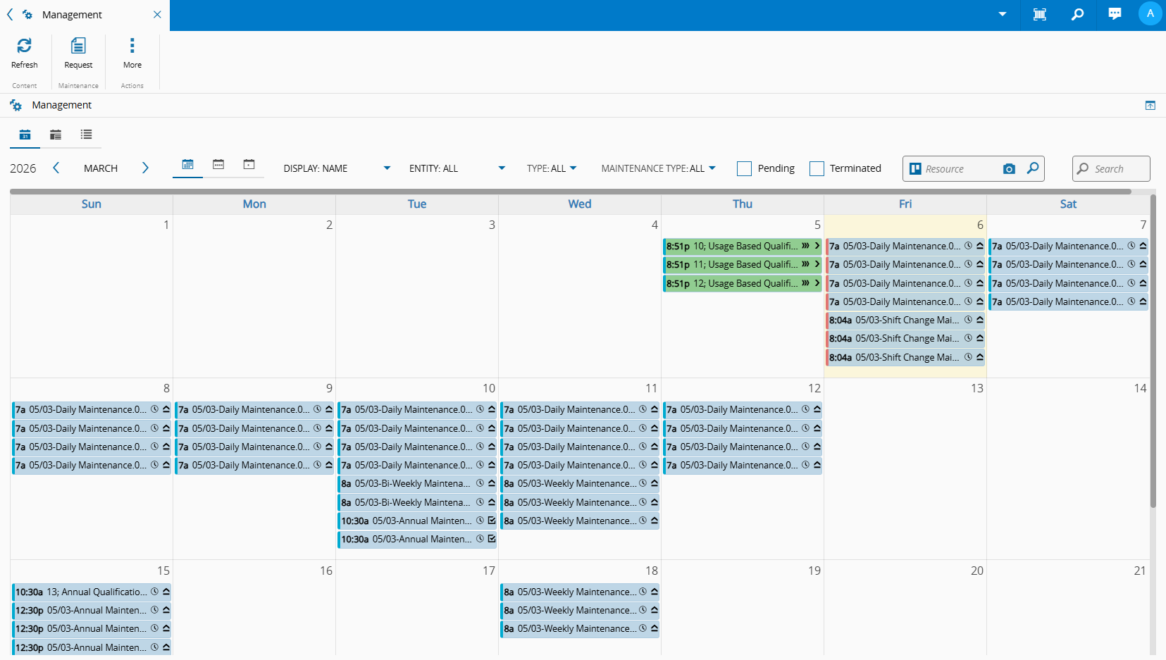 Maintenance management 32