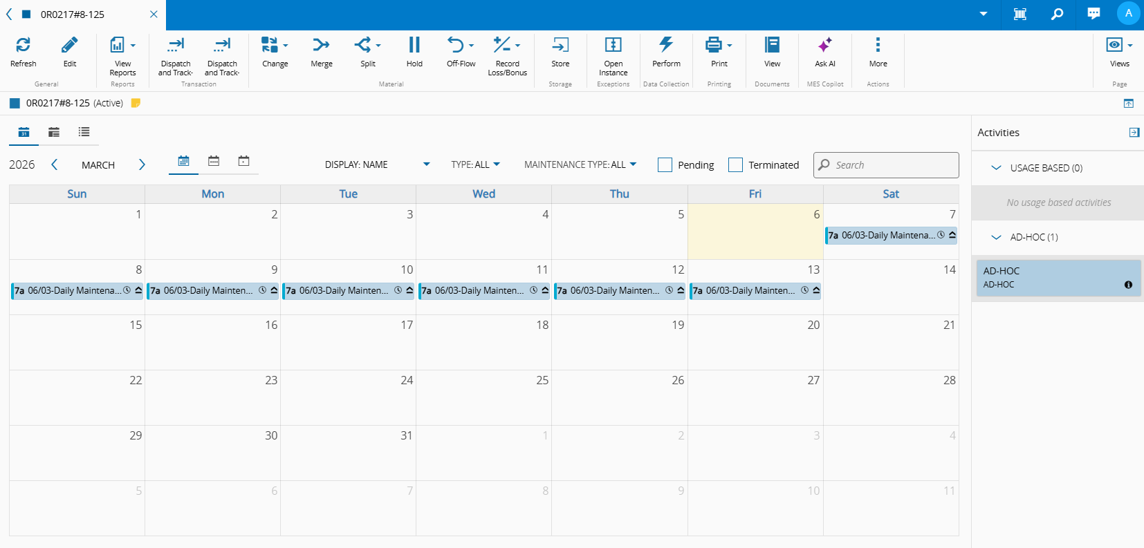 Maintenance management 35