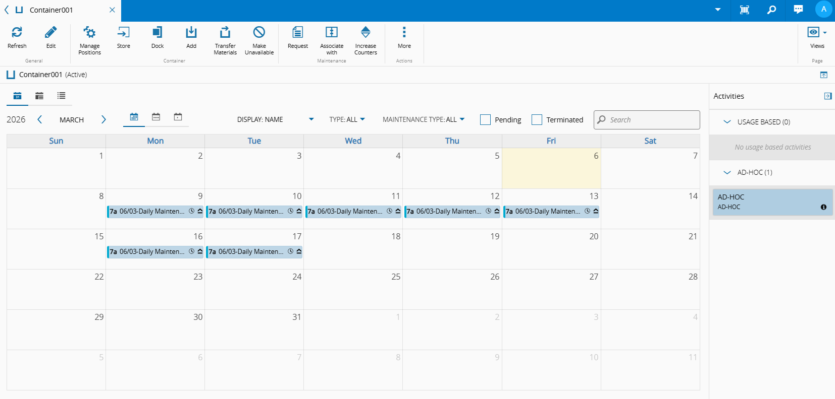 Maintenance management 36