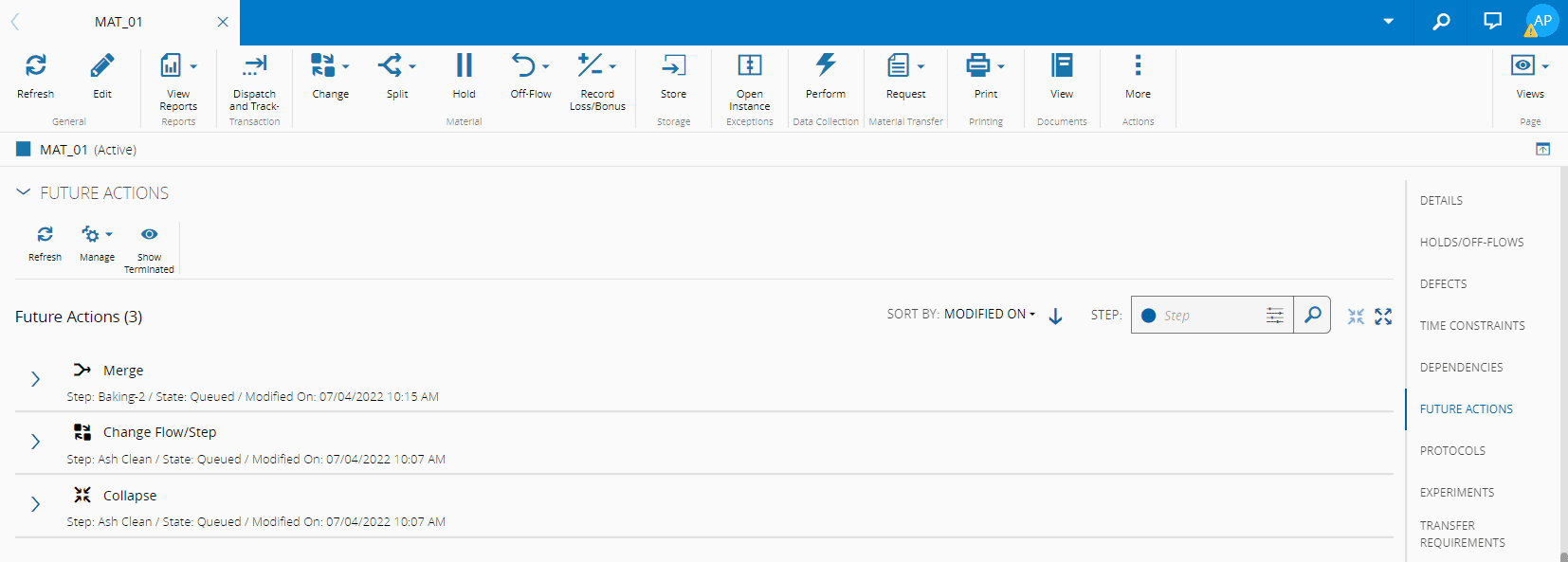 MaterialFutureActions