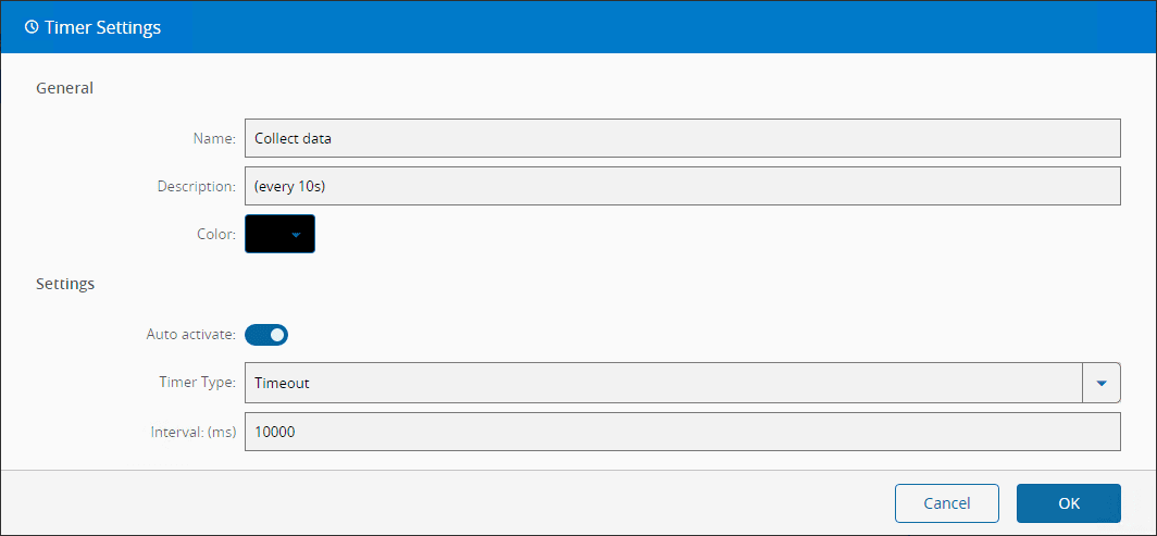 Timer - Critical Manufacturing Documentation Portal