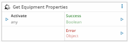 Get Equipment Properties task parameters