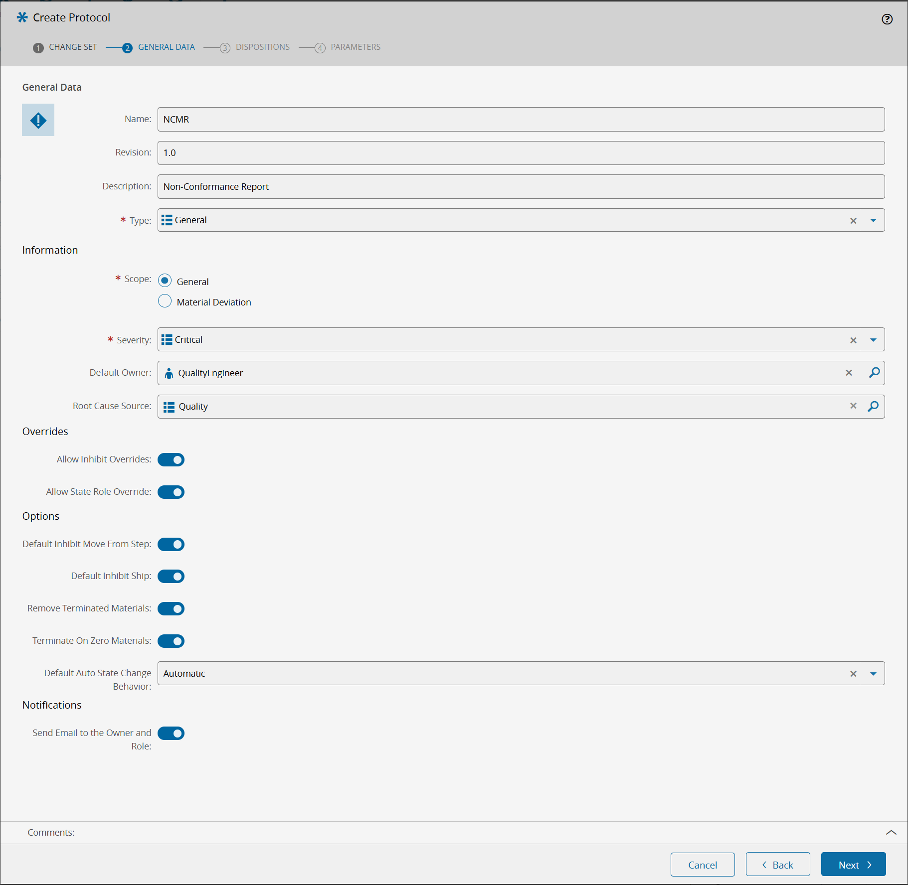 Protocolcreationgeneraldata