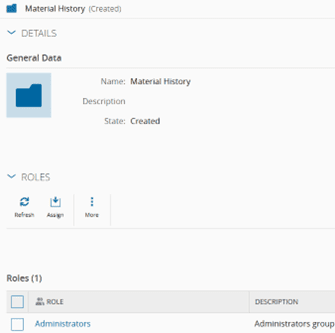 Report Folders Roles