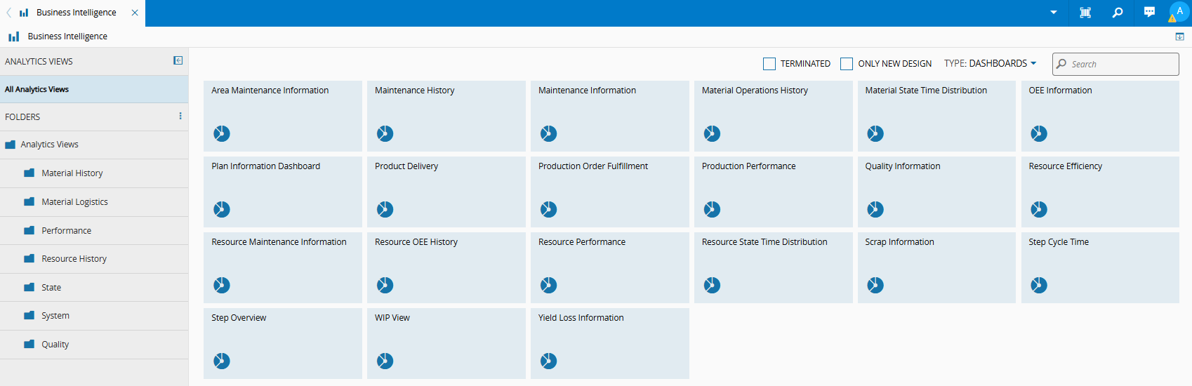 Dashboards Type