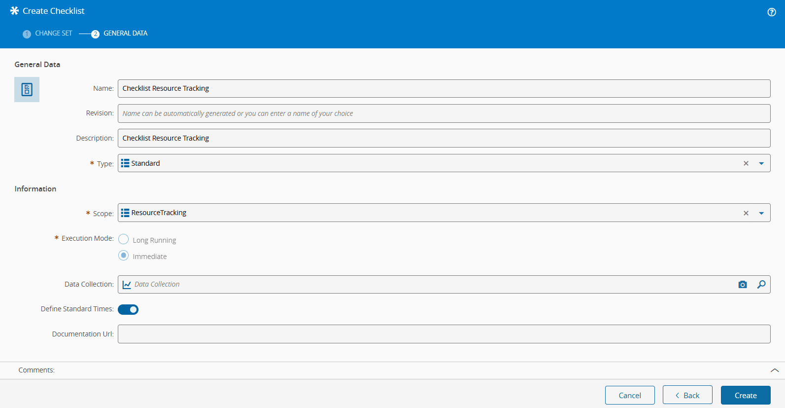 Resource Tracking