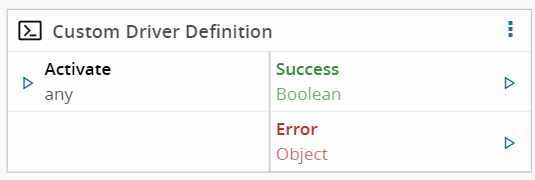 Custom Driver Templates Parameters