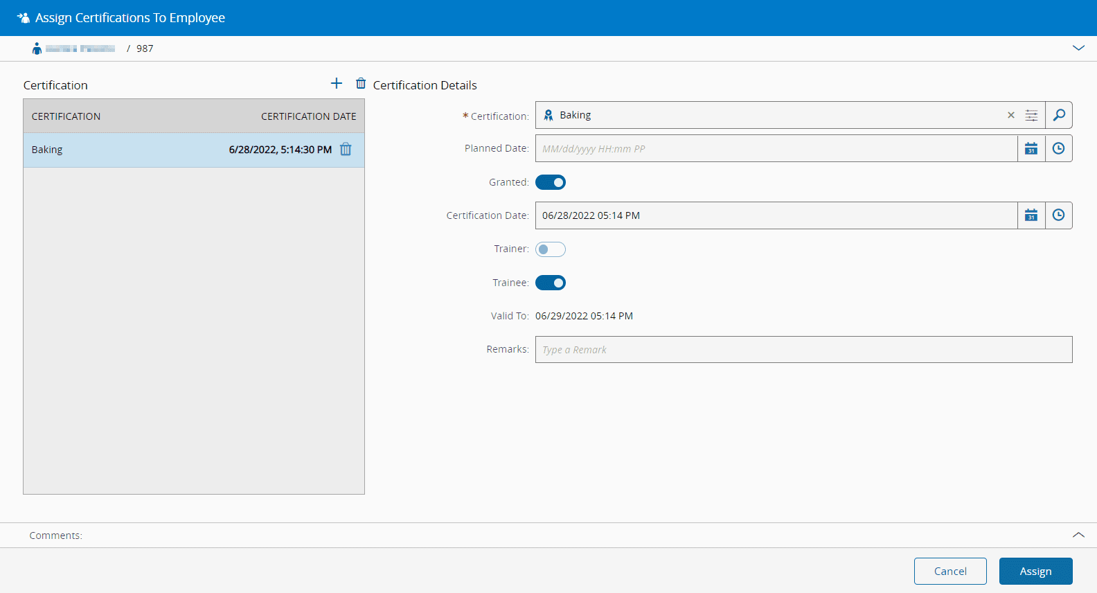 assign_certification_to_employee