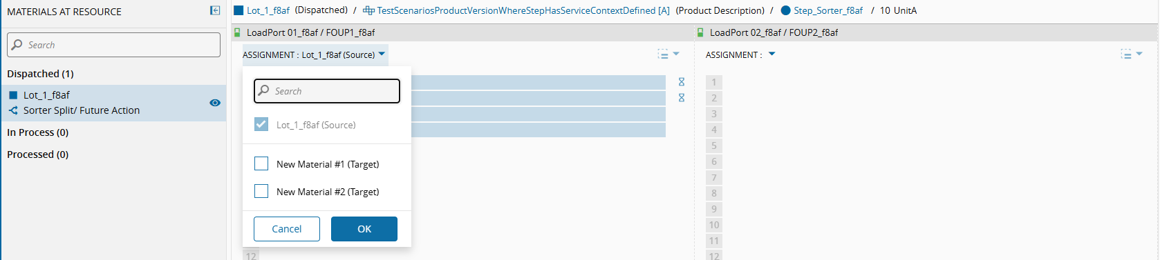 Assignment Dropdown